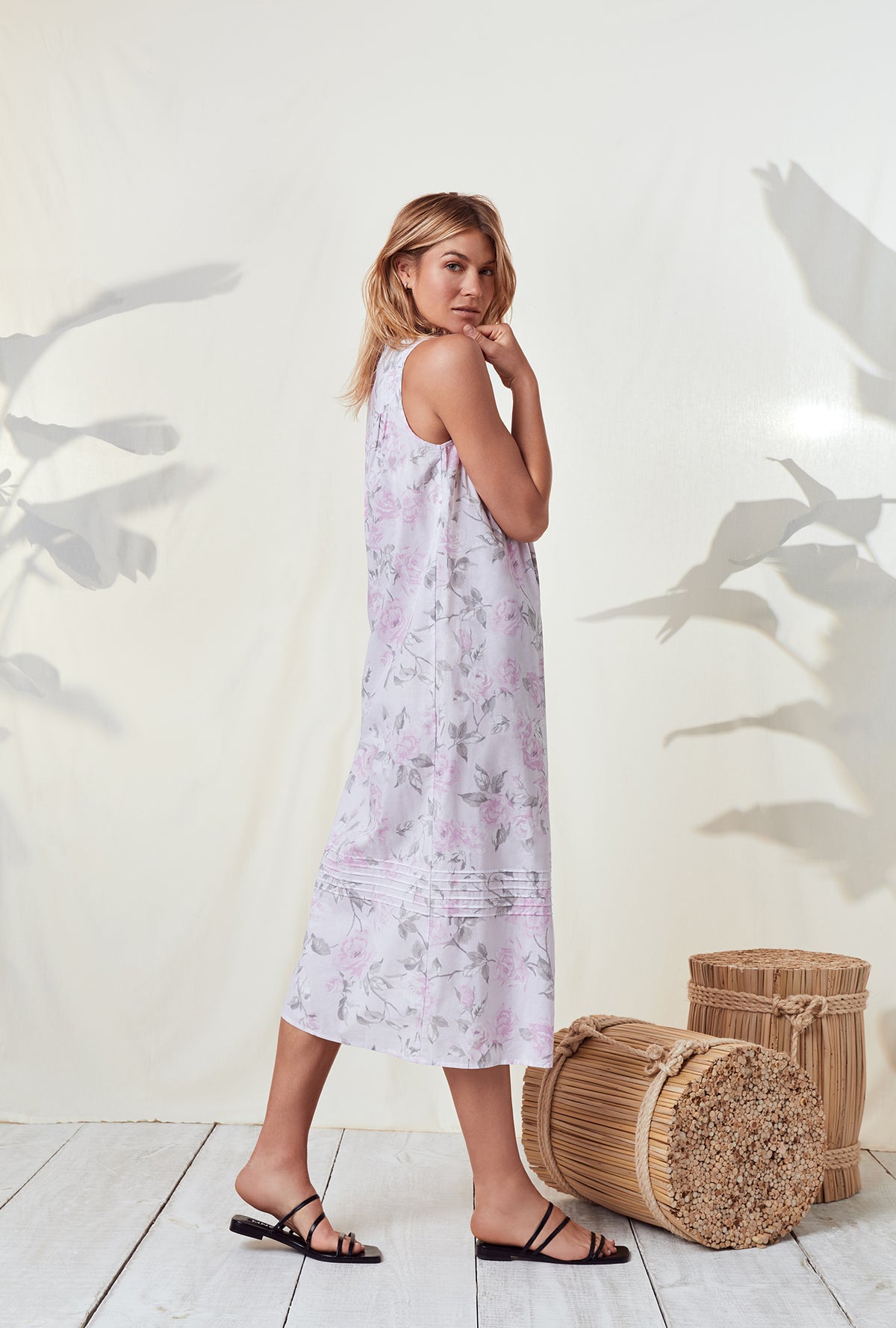 Aquarelle &quot;Eileen&quot; Cotton Nightgown