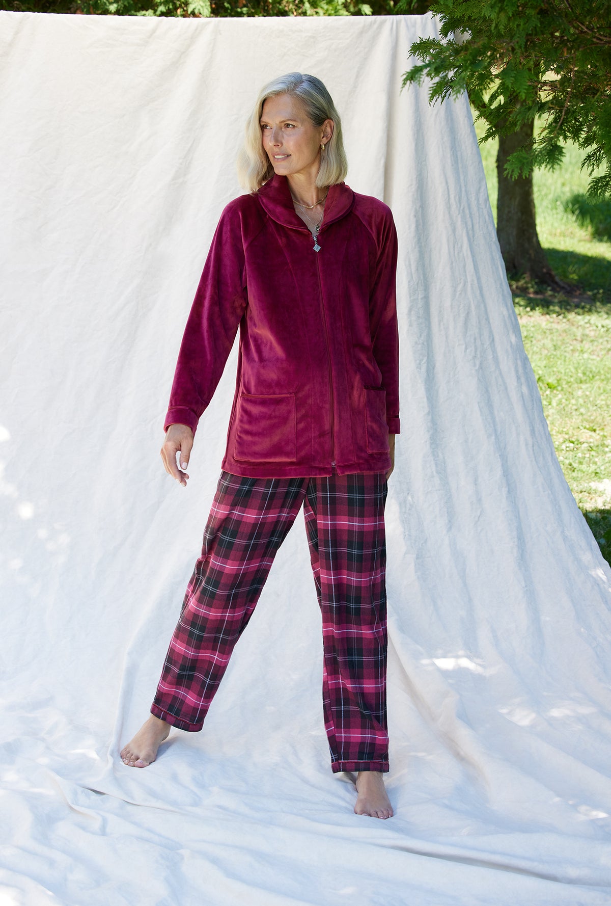 Velour hotsell bed jacket