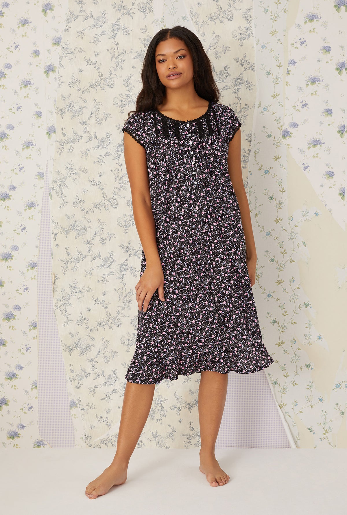 Cotton modal nightgown outlet