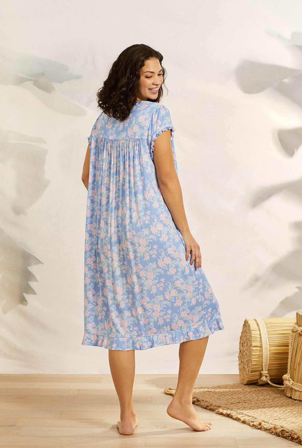 Tencel™ Paisley Floral Waltz Nightgown